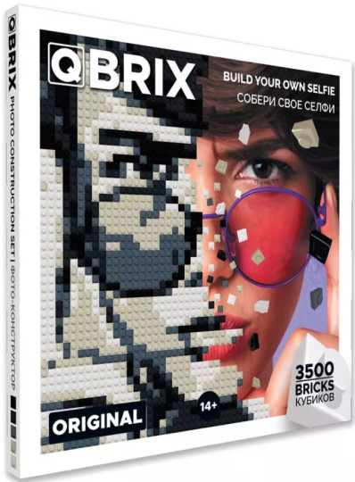 QBRIX Фото-конструктор 40х40 ORIGINAL 3500 деталей